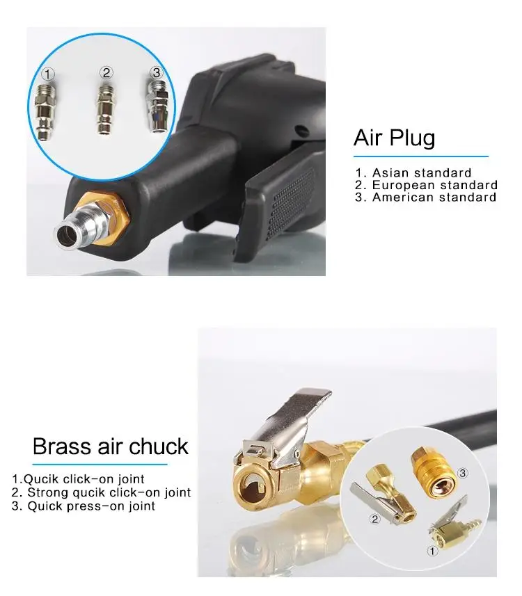 Цифровой манометр с ЖК дисплеем измеритель давления в шинах/воздухе/газе для