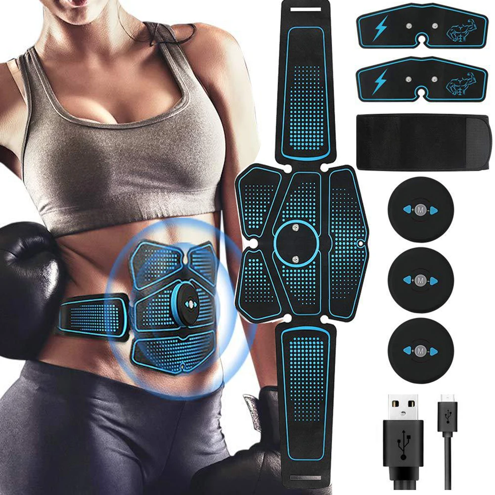 Женский Тонер для мышц портативный тренажер талии с 6 массажными режимами пояс