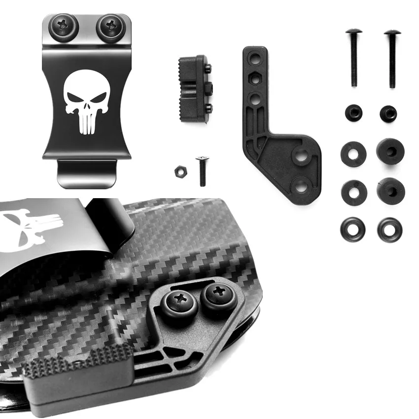 Металлический зажим с откидным крылом коготь для IWB Glock Beretta Taurus CZ Punisher Kydex кобура
