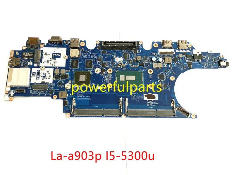 

100% рабочая ZAM71 LA-A903P для DELL latitude E5450 Материнская плата ноутбука i5-5300u @ 2,3 ГГц Процессор бортовой 0RH5PW CN-0RH5PW Проверка прошла успешно