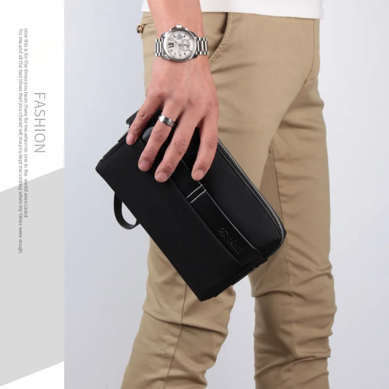 Мужские кошельки деловая Сумочка клатч сумка кошелек для сотового телефона