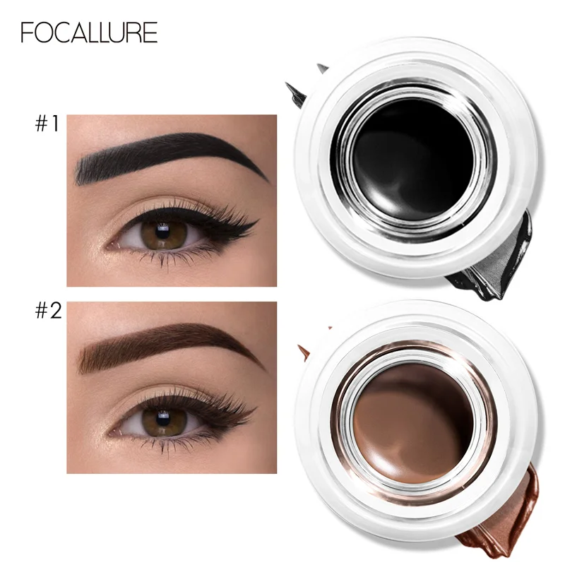 

FOCALLURE 5 Color Eyebrow Cream Enhancers Long lasting Waterproof Dye Eye Brows Gel For Eyebrow Styling Makeup Brow Sculpt Lift