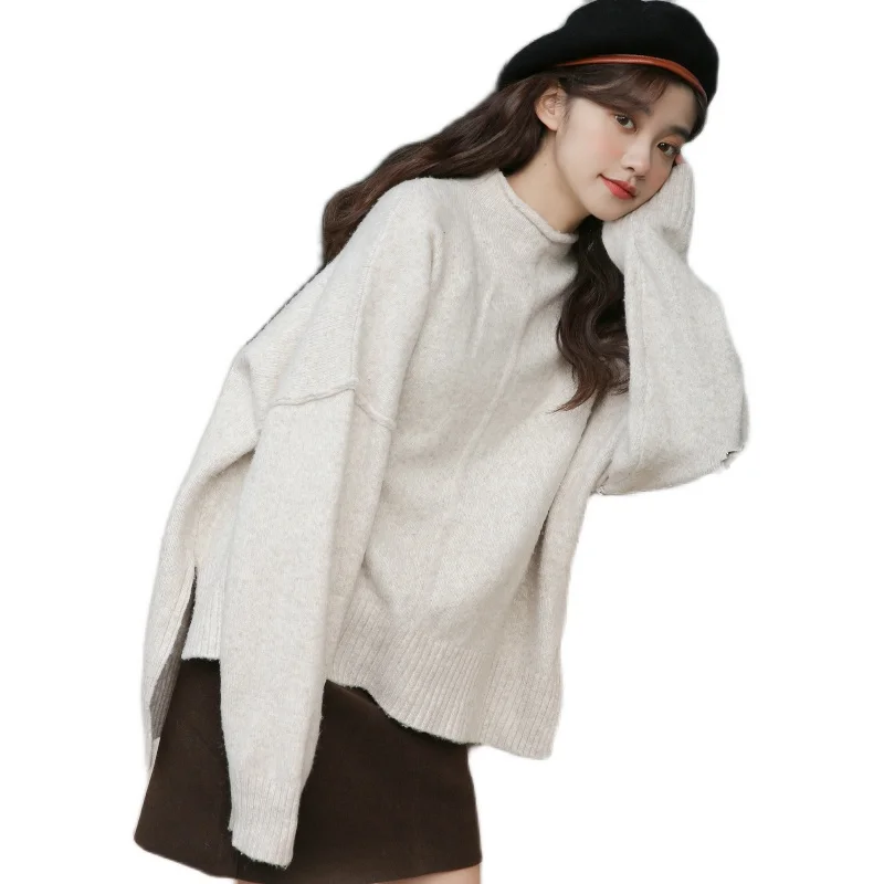 

# to film the new lazy wind set of head split loose knitting a sweater