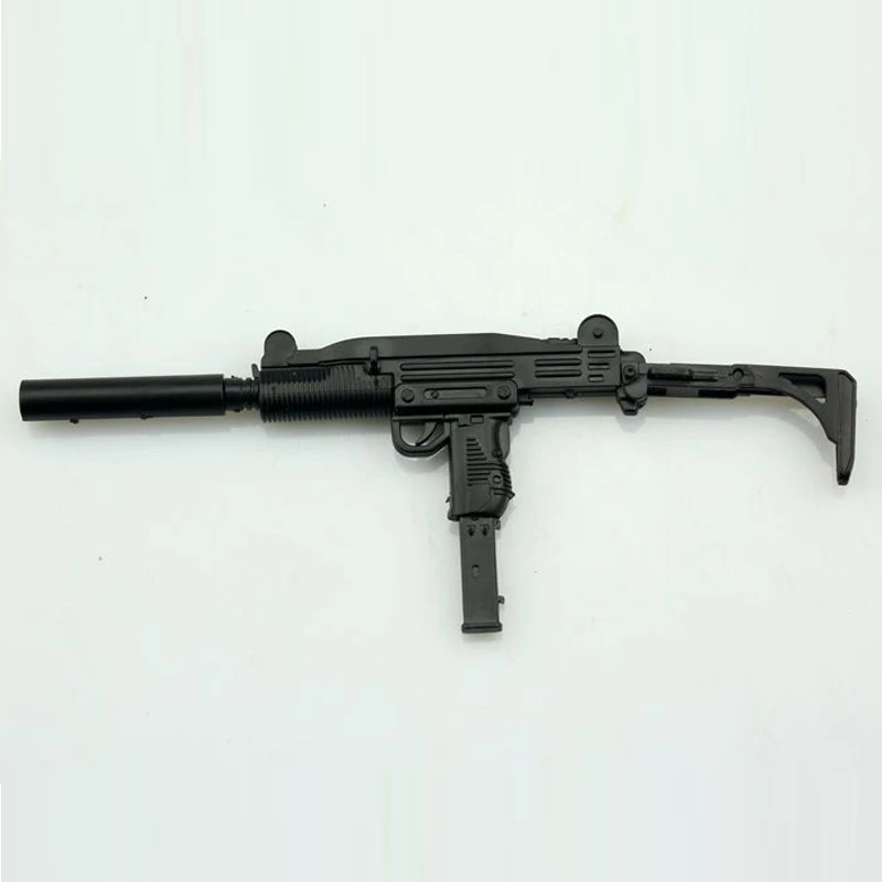 Пластиковый пушка в сборе масштаб 1:6 UZI Submachine Gun модель-головоломка для солдата 12