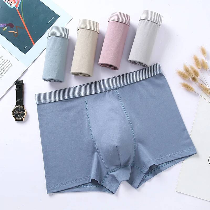 Male Panties Modal Men's Underwear Boxers Breathable Man Trunk Boxer Print Underpants Comfortable Brand Shorts Homme Men Pants