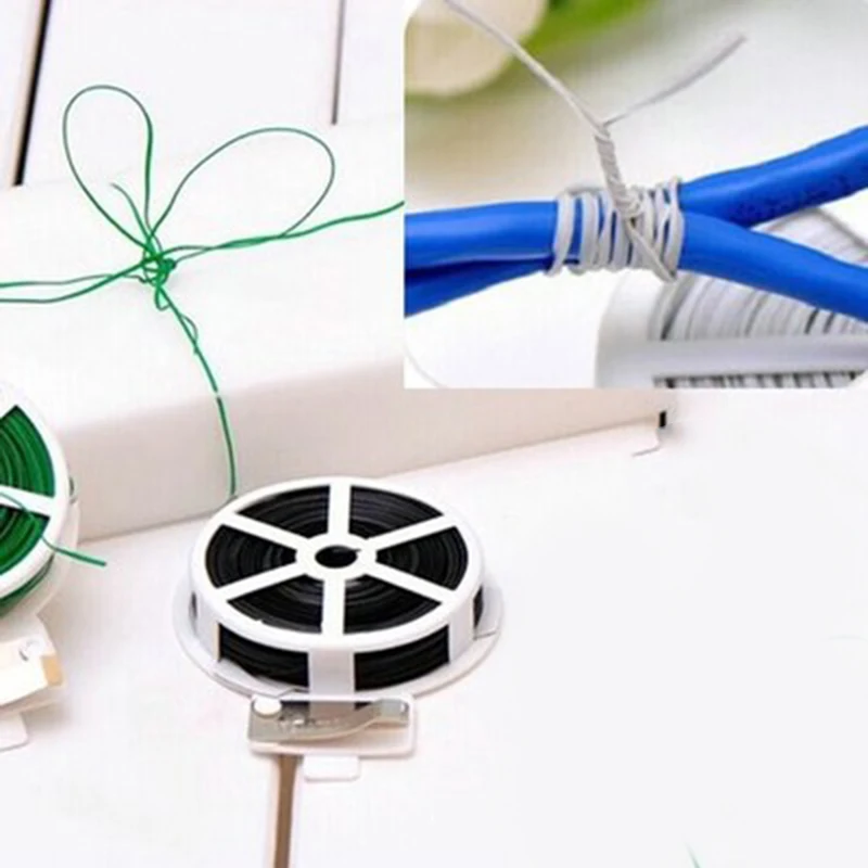 30 м клейкая железная проволока сердечник зеленый завод фиксированный мягкий