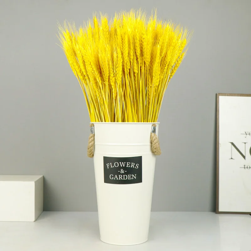 Настоящая Пшеница цветок уха украшение натуральные пампасы кроличьи хвосты