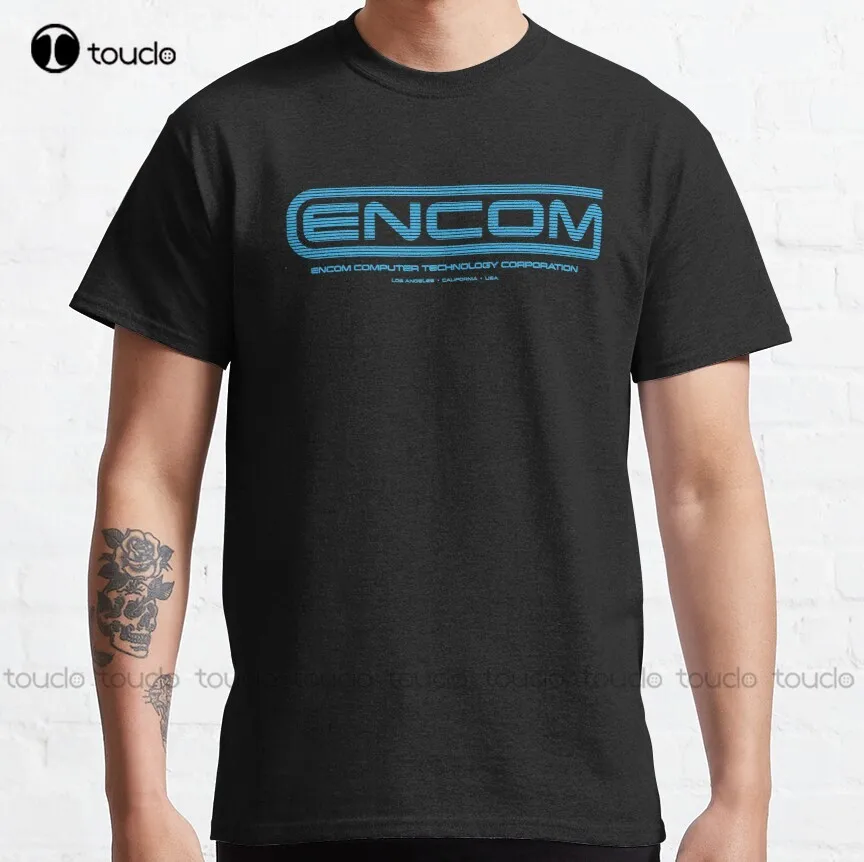 

Tron - Encom Summer Sky Classic T-Shirt Orange Shirts For Women Custom Aldult Teen Unisex Digital Printing Tee Shirt Xs-5Xl