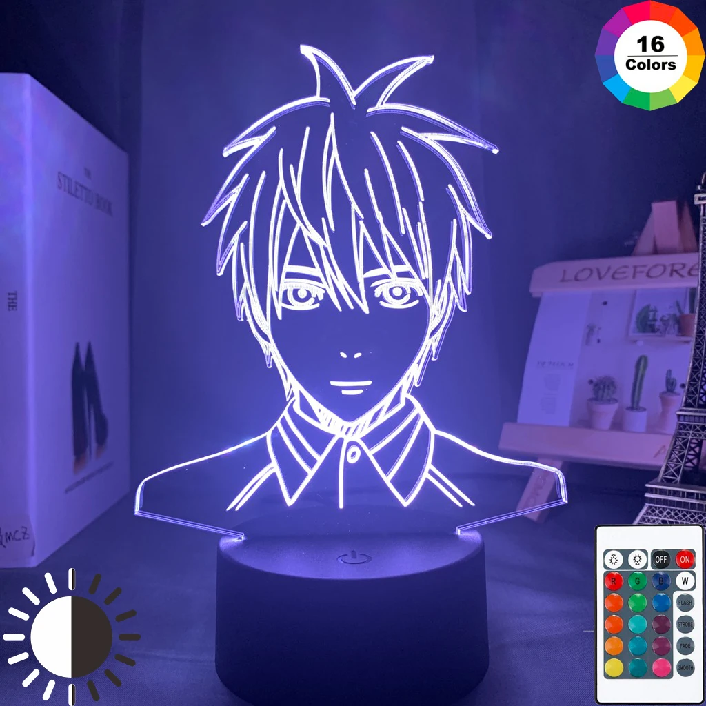 Фигурка куроко из аниме Баскетбол Kuroko Tetsuya светодиодный ночсветильник для детей