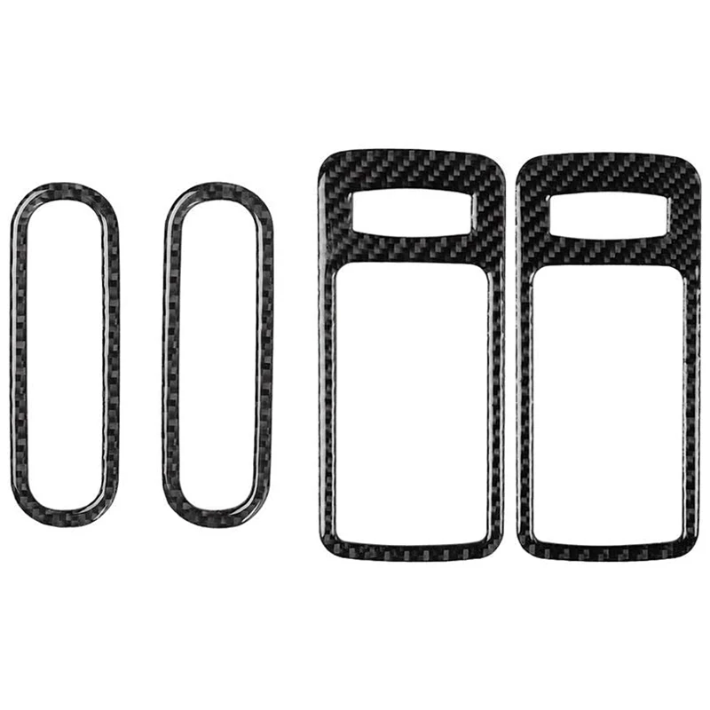 Наклейка на дверную ручку автомобиля из углеродного волокна для Ford Mustang 2009