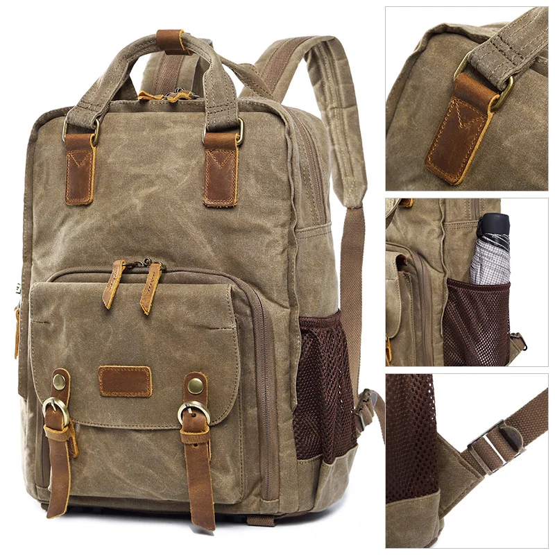 batik waterproof canvas digital slr photo backpack durable photographer padded camera bag for camera lens flash fit 15 laptop free global shipping