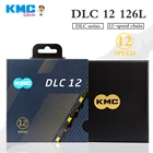 КМК цепи DLC 12 Скорость MTB велосипед цепи, украшенные бриллиантами Сверхлегкий черный, Красный Синий Зеленый Горный велосипед 12V цепи для Shimano Sram