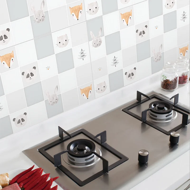 Кухонная настенная наклейка алюминиевая фольга водонепроницаемая и