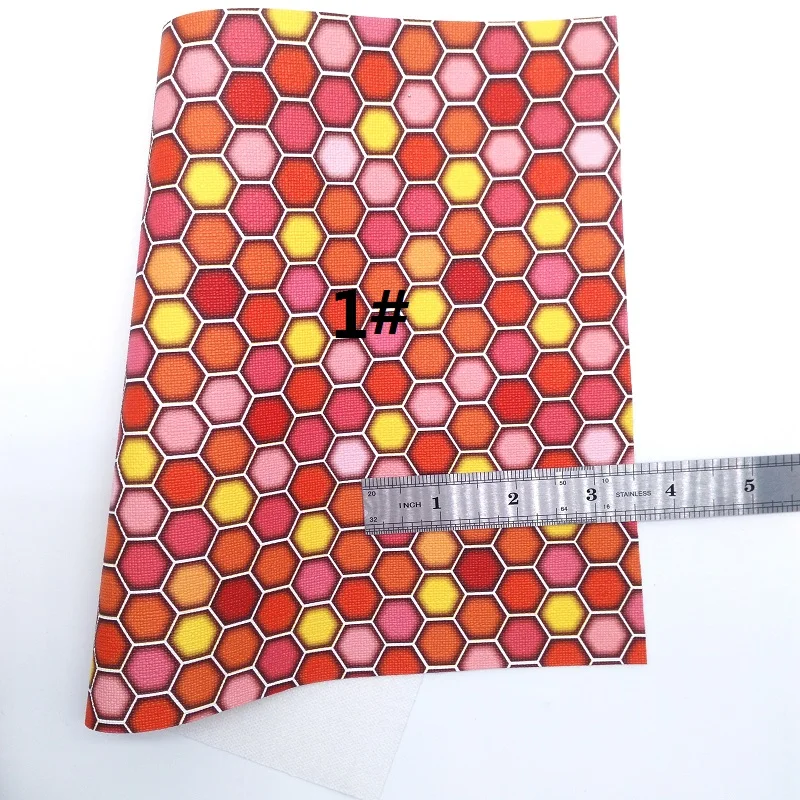 Мерцающие полосы из искусственной кожи с блестками 21 х29 см | Дом и сад