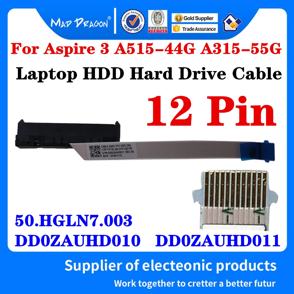 Новинка DD0ZAUHD011 50.HGLN7.003 DD0ZAUHD010 для Acer Aspire 3 A315-55 A315-55G A515-44 A515-44G SSD HDD кабель