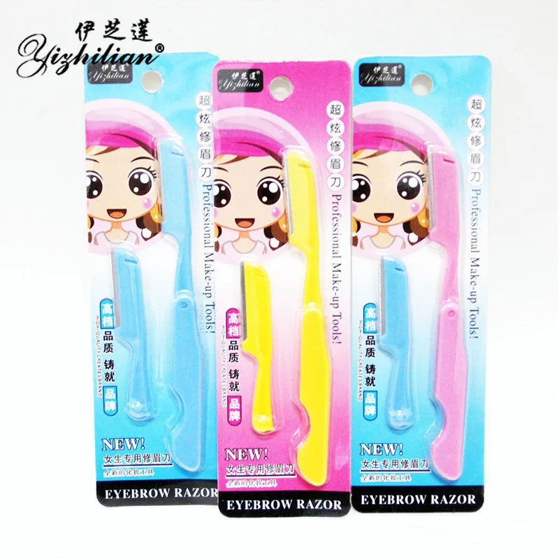 

1 + 1 нож для бровей резак головка-сменный нож для бровей из нержавеющей стали 8013