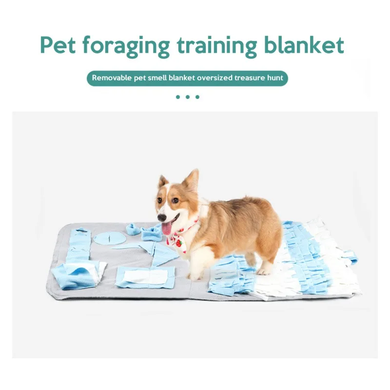 

Pet Dog Toys Smell Pad Food Blanket Brain Smell Odor Training For Dogs Interactive Slow Feeding Mat Puzzle Blanket Durable Funny