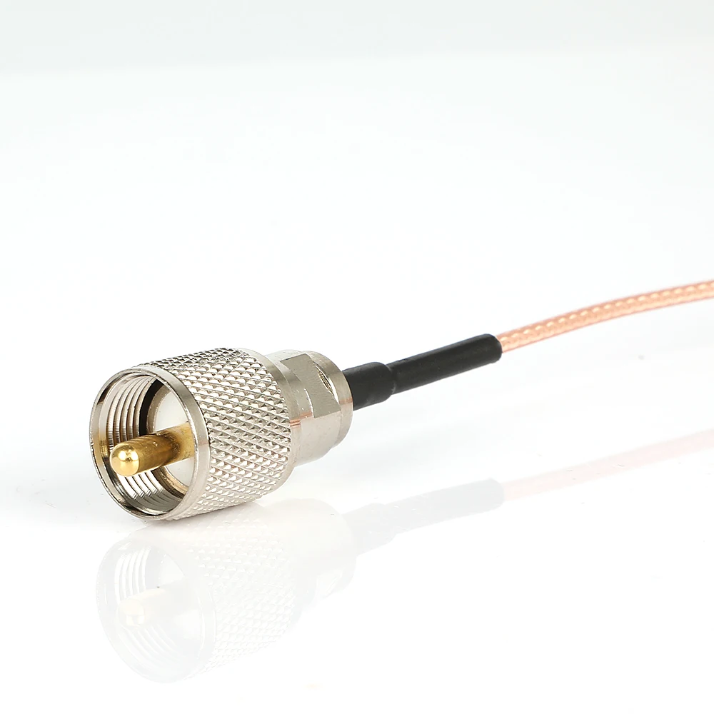 Розовый коаксиальный кабель 316 5 метров UHF/телефон штырь-гнездо для QYT PL-259 YAESU ICOM