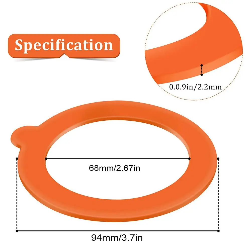 20 шт. силиконовые герметичные резиновые кольца для крышек банок - купить по