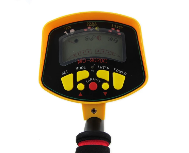MD-9020 Underground Metal Detector Professional Hnadheld Length Adjustable High Sensitivity LCD Display Treasure Gold | Инструменты