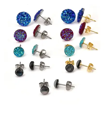 Серьги-гвоздики из нержавеющей стали SEVENWELL