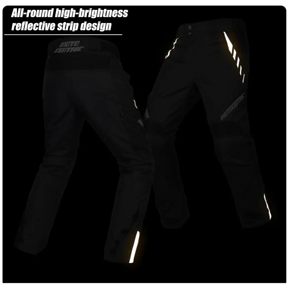 Reflective Strip Motorcycle Pants Waterproof Breathable Warm Rider Riding Protection Trousers With Detachable Liner Gear enlarge