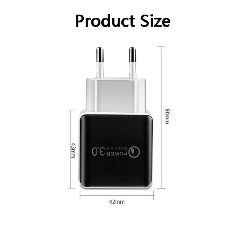 Быстрая зарядка QC 3 0 умное быстрое зарядное устройство адаптер для вспышки