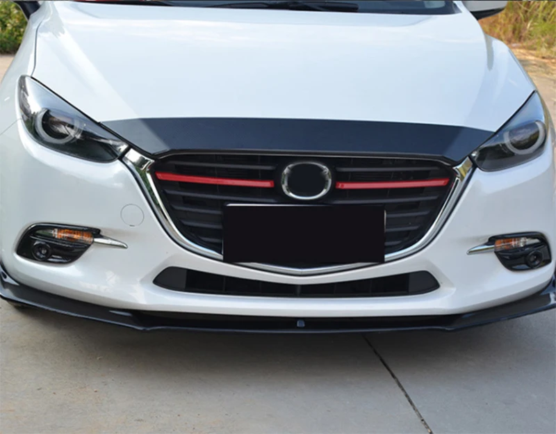 Передняя решетка радиатора для Mazda 3 M3 Axela 2017-2019 крышка двигателя отделка щитки
