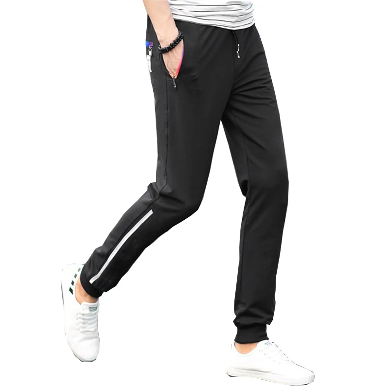 

LBL Men Pants Striped Jogger Autumn Casual Mens Sweatpants Sportswear Long Trousers New Straight Pants Man Fitness Clothing 5XL