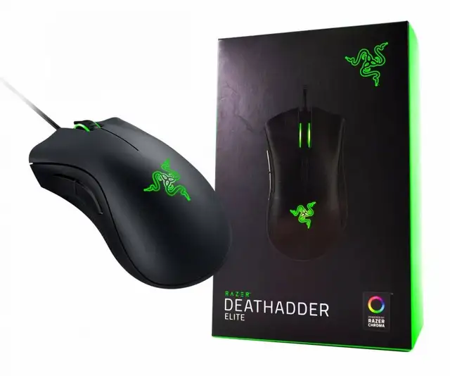 Razer Deathadder Elite Gaming Mouse, 16000 DPI, Synapse 3.0, Brand New in Retail Box, Fast Shipping 2