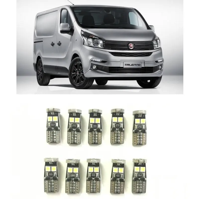 

Canbus w5w Led interior lights For Fiat LINEA SCUDO Sedici Seicento Stilo DOBLO DUCATO Ulysse