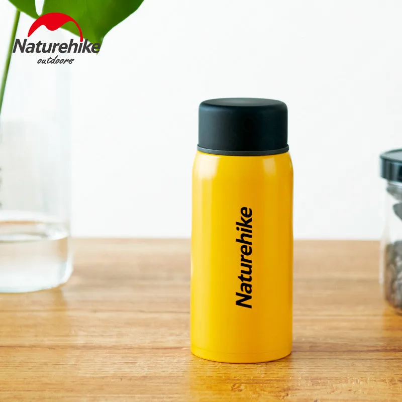 Yellow-350ml Naturehike 316 Нержавеющая сталь изоляционная Чашка 500 мл Портативный 12 часа тепла/сохранение холода для путешествий на открытом воздухе Leakageproof чашки - Цвет: Yellow-350ml