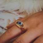 Кольцо женское скрученное из золота 2021 пробы, с кристаллами в стиле бохо, минималистичное, массивное кольцо