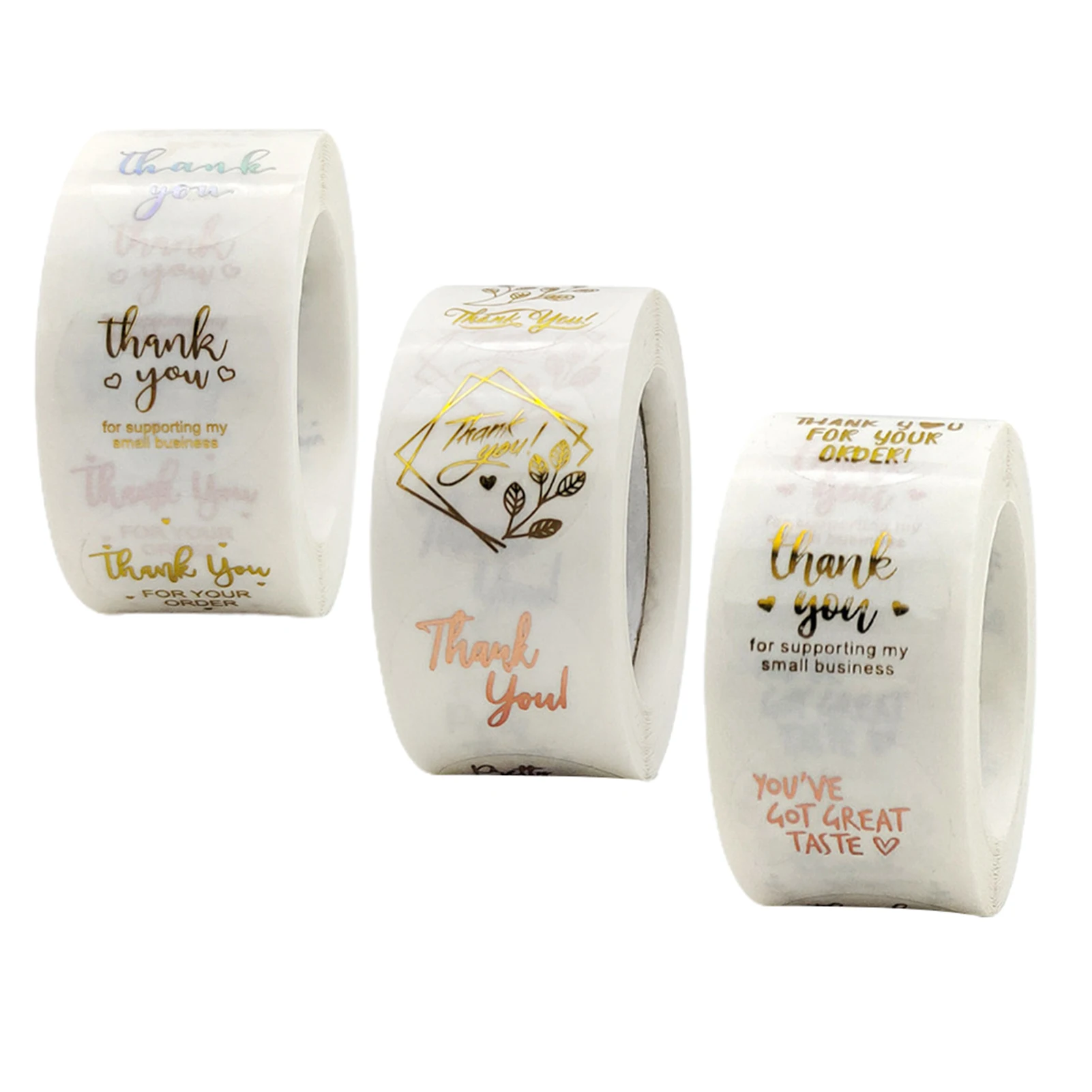 

Бронзирующие яркие стикеры в рулоне «спасибо», 500 шт., круглые Стикеры для свадьбы, дня рождения, праздника