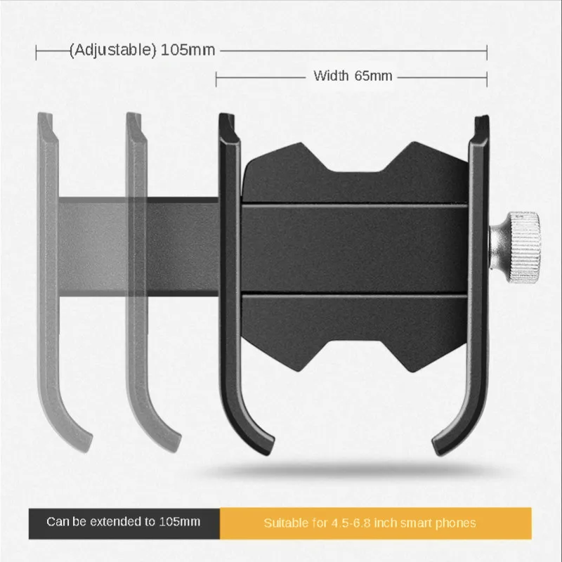 

Bicycle portable mini mobile phone holder aluminum alloy mountain bike road vehicle navigation bracket battery mobile phone rack