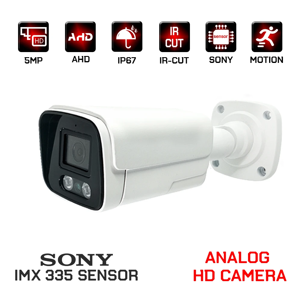 

Камера видеонаблюдения SONY IMX323/1080, 335 P, 5 Мп