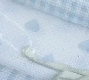 Светильник белье 2 Одежда высшего качества 14CT с вышивкой; парусиновая, вышивка крестом, из плотной ткани верха изделий бежевого цвета, вышитая бисером ткань - Цвет: Светло-зеленый