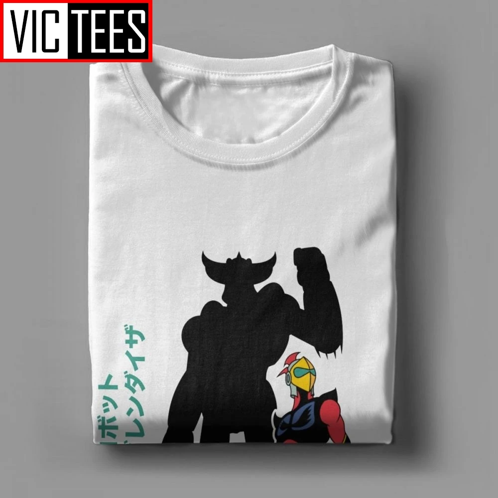 Grendizer UFO робот Goldorack мужские футболки с коротким рукавом высокого качества Чистый