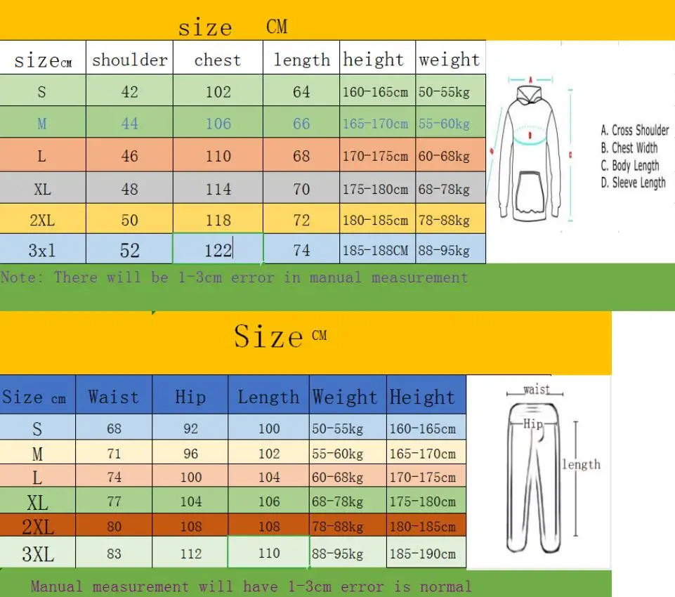 

New Tracksuit Men Set Two Pieces Man Sportswear Zipper Hoodie+Pants Sport Suits Casual Sweatshirt+Sweatpants Men's Clothing Sets