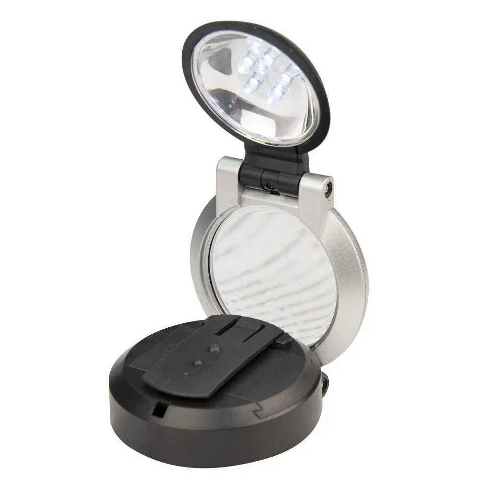 3X Карманная Лупа с подсветкой Складная лупа светодиодный светильник ремонт