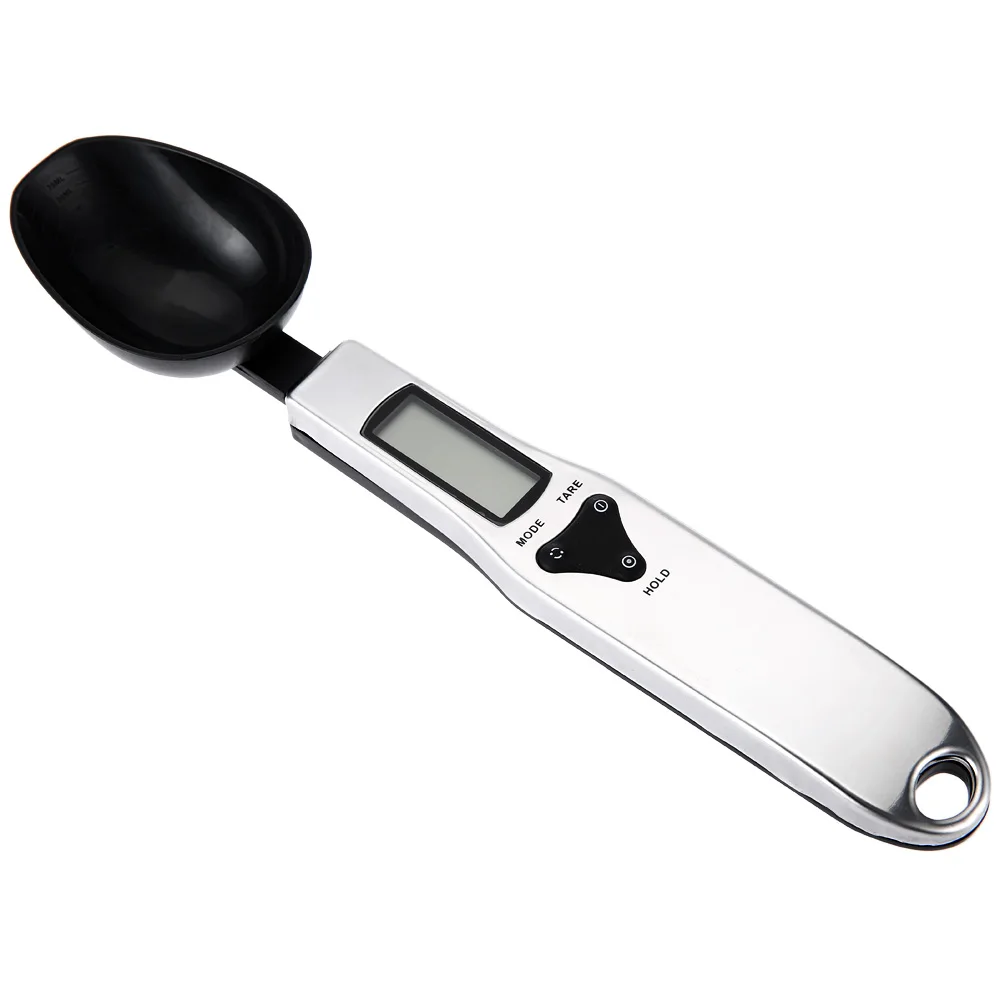 

Hot 500g/0.1g Portable Digital Kitchen Scale Measuring Spoon Weight Gram Ounce Scoop Kit Electronic Food Scale Balance Tool LCD