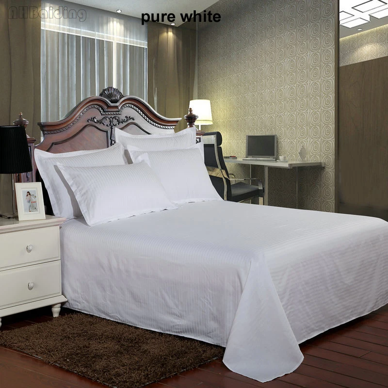 Простыня из чистого белого хлопка для гостиниц простыня 100% атласная х23 5 см/х23 см