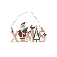 I 3 шт./упак. Nordic Стиль Рождественский деревянный Home& Living колокол Рождественская елка Декор мульти Стиль рисунок Деревянная открытка кулон - Цвет: I