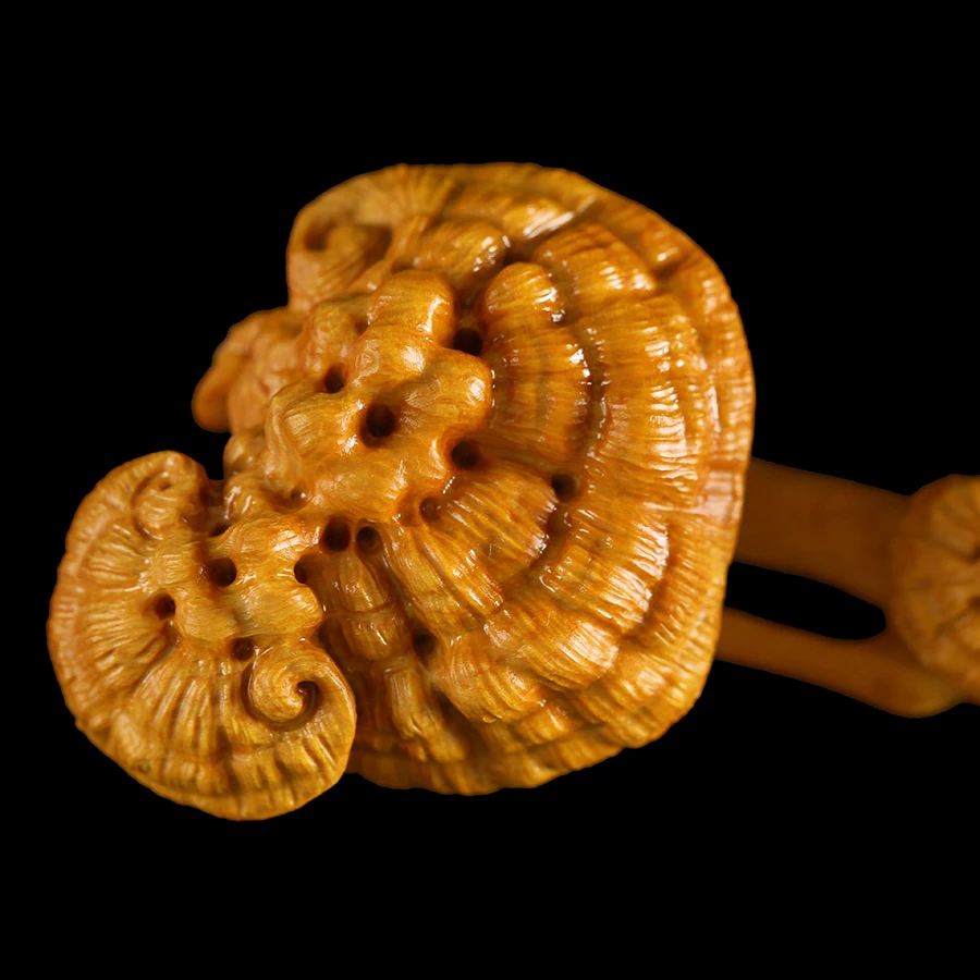 Фигурки Ganoderma Lucidum Ruyi поделки из массива дерева подарки коллекция ручной работы