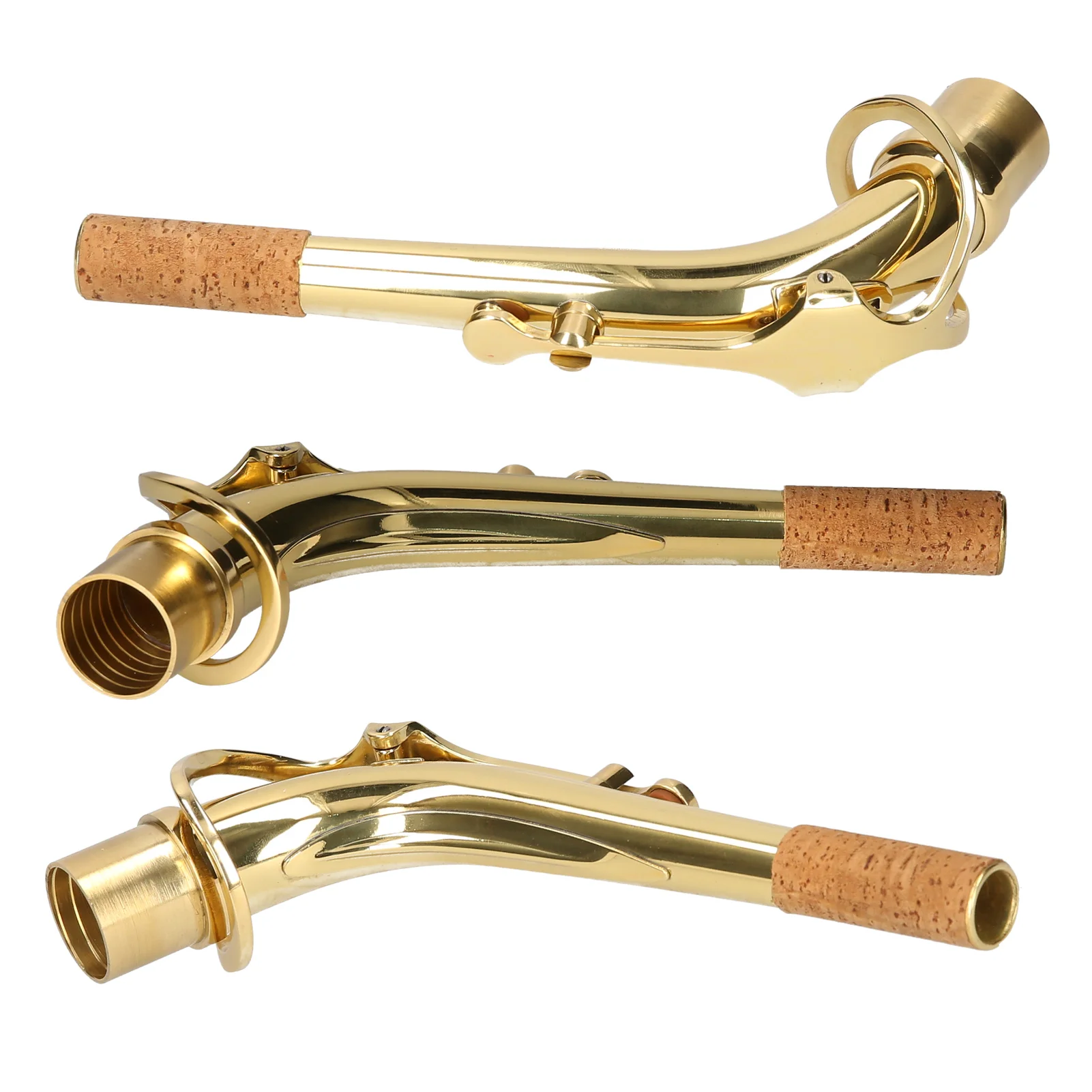 

Muslady Alto Saxophone High Quality Sax Bend Neck Brass Material Bend Neck Sax Replacement Part Sax Accessory