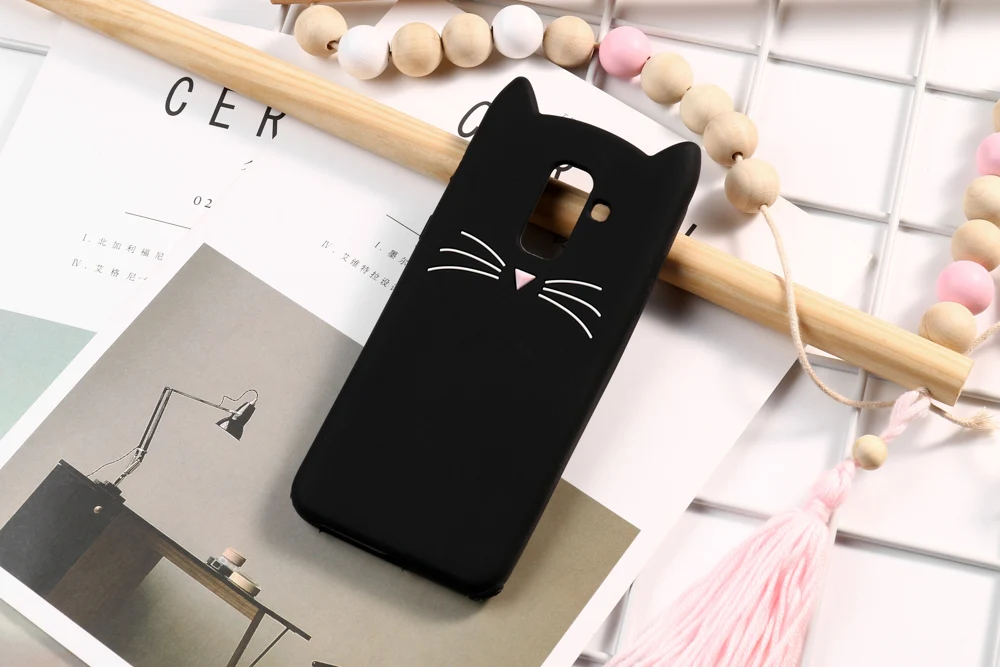 Чехол s для samsung Galaxy J4 J6 плюс J2 Pro J8 J3 J5 J7 чехол 3D чехол с рисунком кошки на samsung J2 J5 J7 Prime Funda