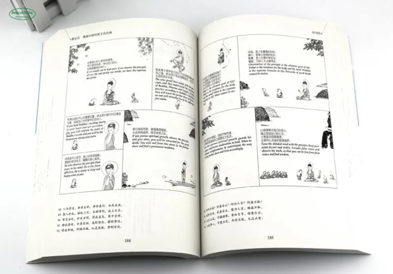 5pcs/set Chinese Traditional Culture Comic Cartoon Series about Tsai Chih Chung Cai Zhizhong in chinese and english | Канцтовары для