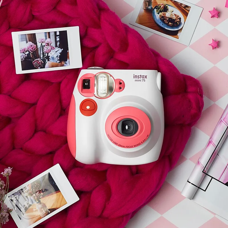 100% оригинальная однократная Мини-Камера Fujifilm/Fuji instax mini 7C/7S Полароид Mini7C подарок