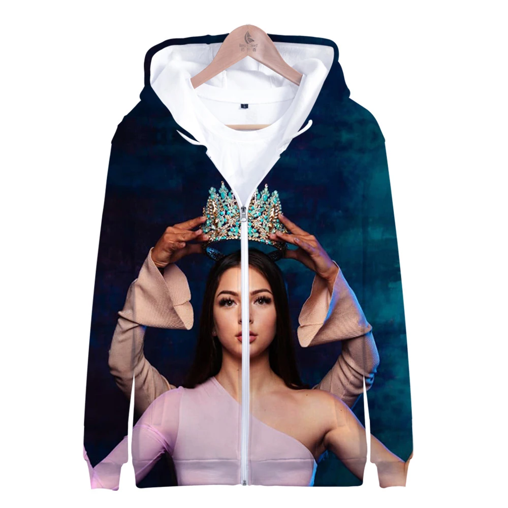 

WAWNI 2020 Eva Queen Zipper Hooded Streetwear Kpop Funny 3D Hoodies Thin Sweatshirt 3D Print Hoody Unisex Harajuku Loose Casual