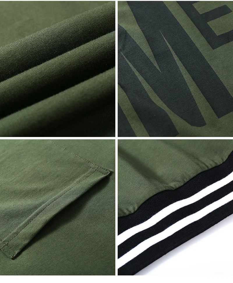 Мужская безразмерная футболка с карманами мужская зеленая хлопковая в стиле